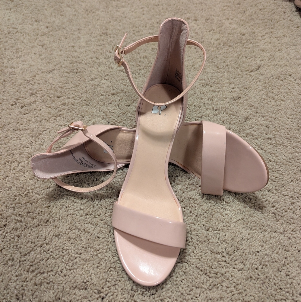 Nordstrom BP. Nude Ankle Strap Sandals
